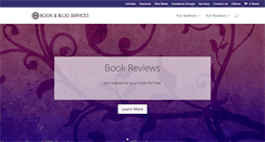 Desktop Screenshot of bookandblogservices.com
